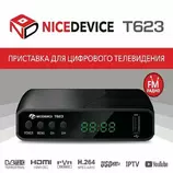 Цифровой эфирный приёмник NiceDevice T623 - Специализированный магазин 100 АНТЕНН - Продажа, установка, настройка, обслуживание. Триколор ТВ, НТВ+, Телекарта, МТС. Цифровое телевидение, спутниковое телевидение, эфирные антенны. GSM 3G 4G. Видеонаблюдение. Екатеринбург